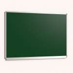 Langwandtafel, Stahlemaille grün, mit Kreideablage 